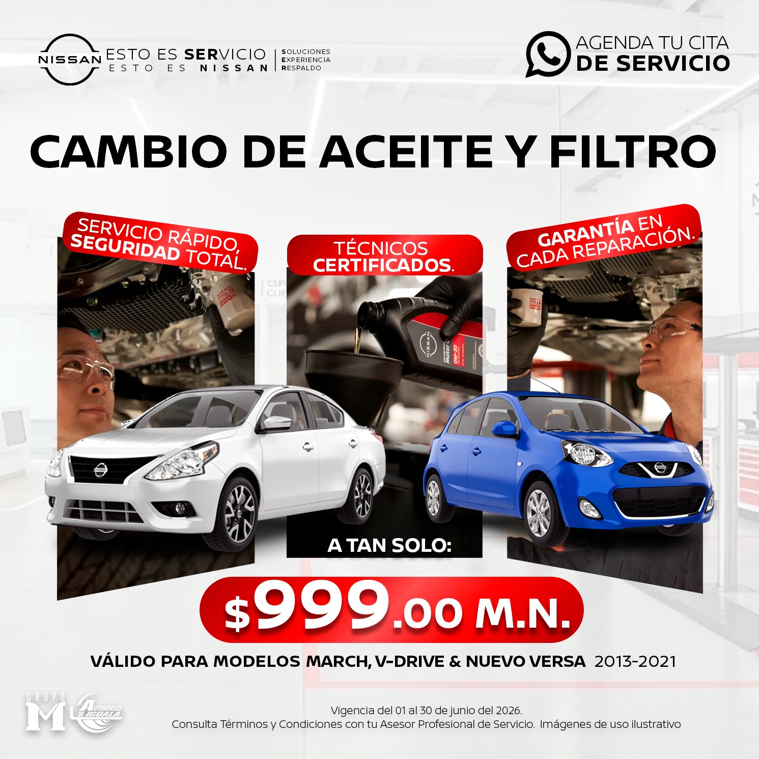 CAMBIO DE ACEITE Y FILTRO