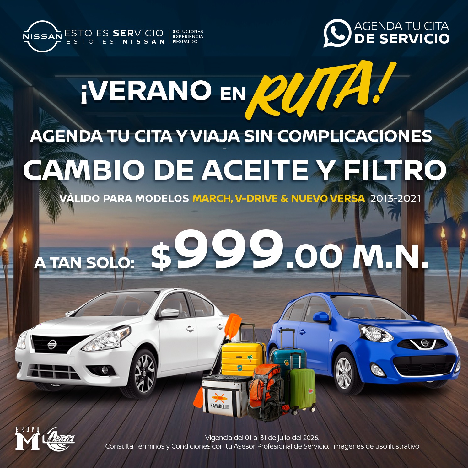 CAMBIO DE ACEITE Y FILTRO